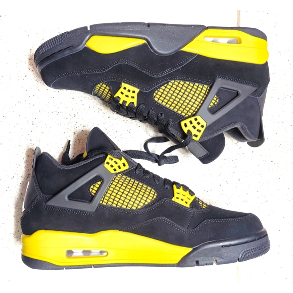 JORDAN | air jordan 4 retro "thunder" sneakers - Picture 10 of 14